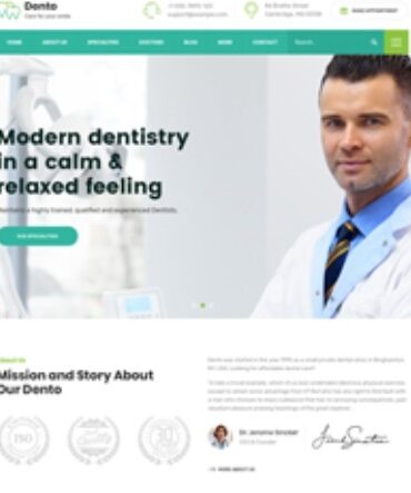 Création site internet de dentiste